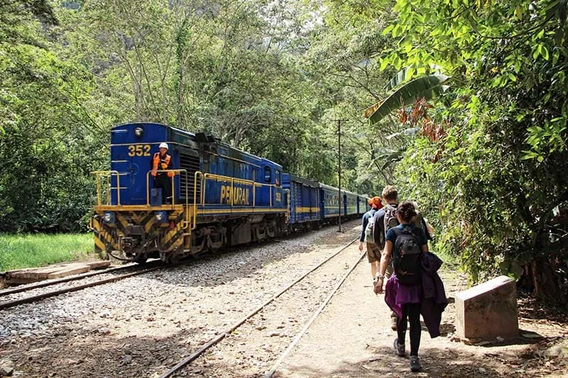 Tren trilha Machu Picchu Hidroelectrica